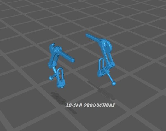 [NOUVEAUTÉ DISPONIBLE] Set de deux attelages à vis anciens noir satiné sans embase sans crochet.